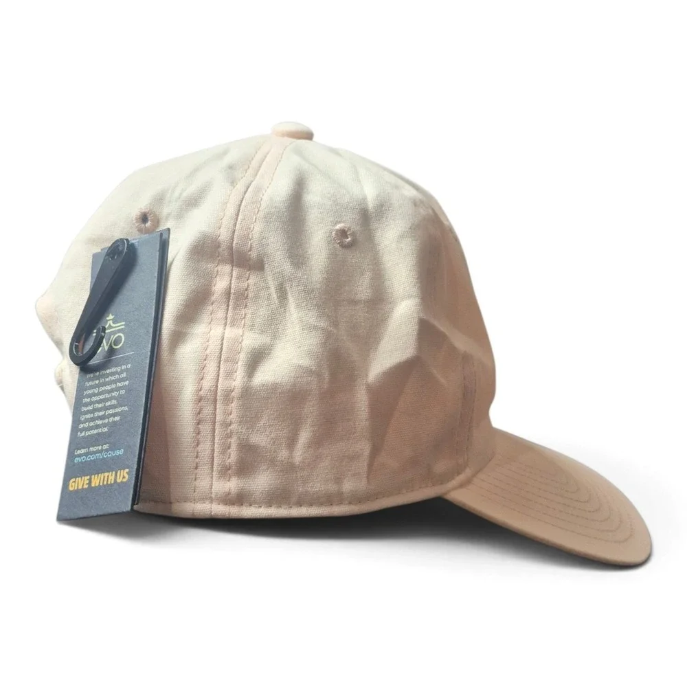 Coal Headwear x evo Dad Hat Mauve Logo Patch Adjustable Snapback Cotton NWT